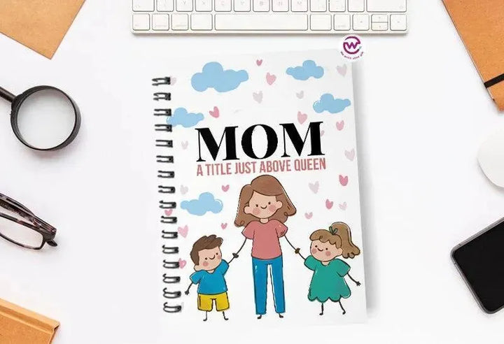 Notebook - A5 Size - Mother's Day Designs - WE PRINT