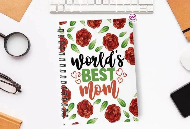 Notebook - A5 Size - Mother's Day Designs - WE PRINT