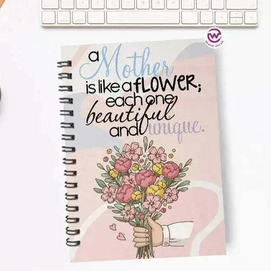 Notebook - A5 Size - Mother's Day Designs - WE PRINT
