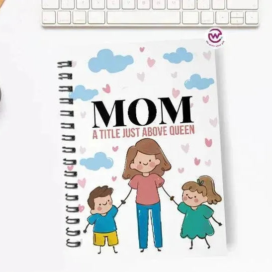 Notebook - A5 Size - Mother's Day Designs - WE PRINT