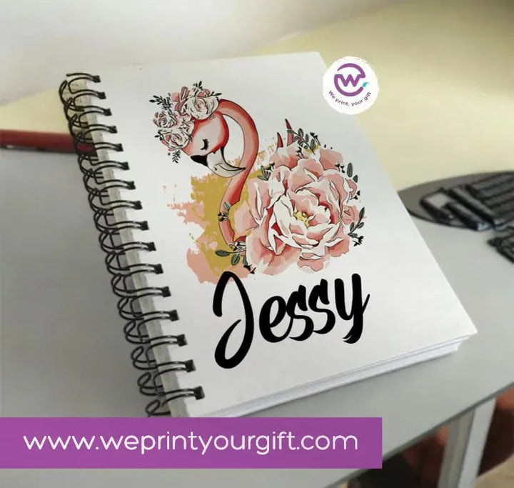 Notebook - A5 Size - Names Designs - WE PRINT