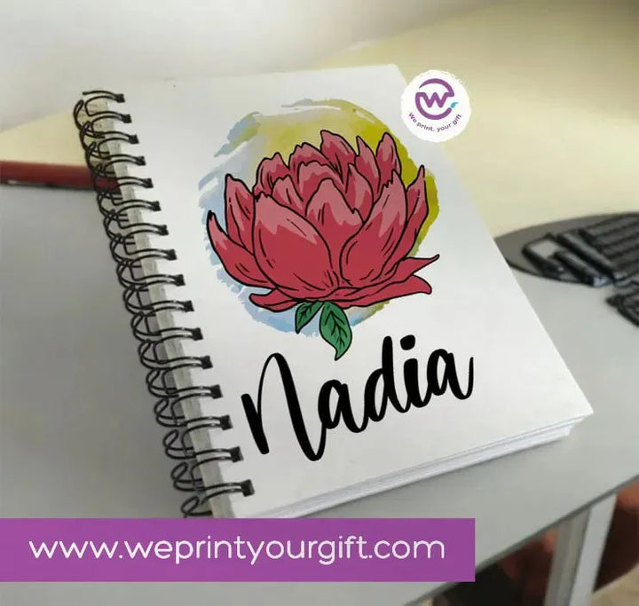 Notebook - A5 Size - Names Designs - WE PRINT