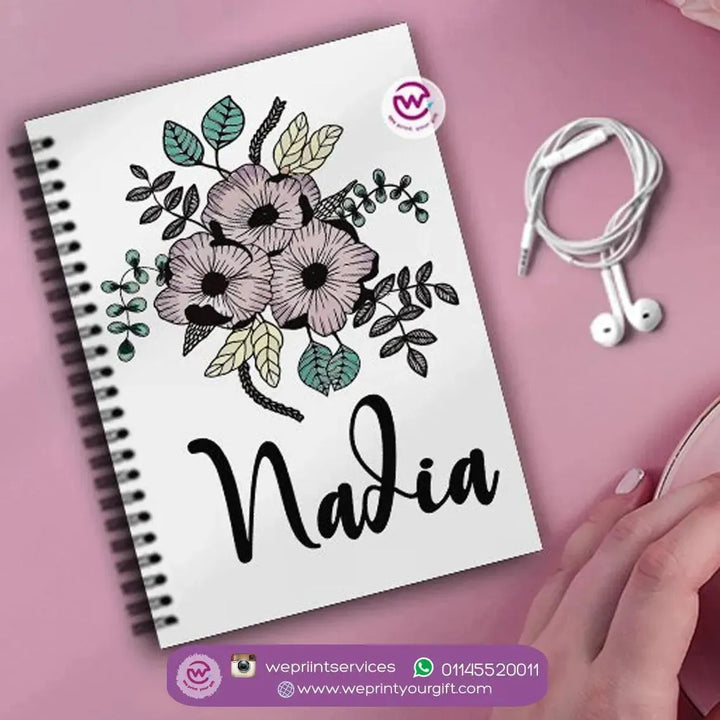 Notebook - A5 Size - Names - WE PRINT