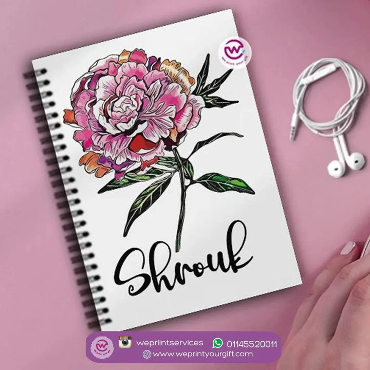 Notebook - A5 Size - Names - WE PRINT