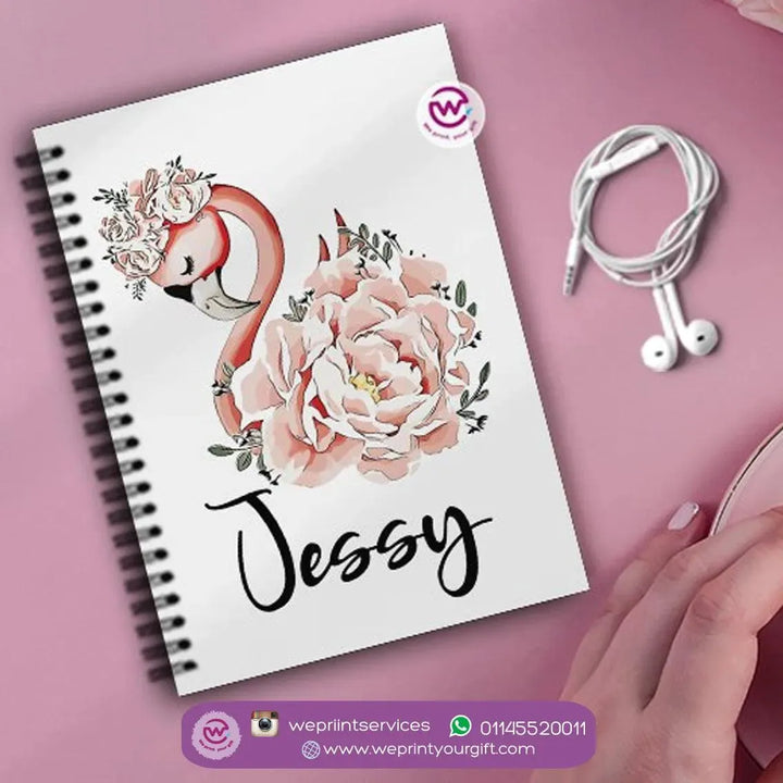 Notebook - A5 Size - Names - WE PRINT