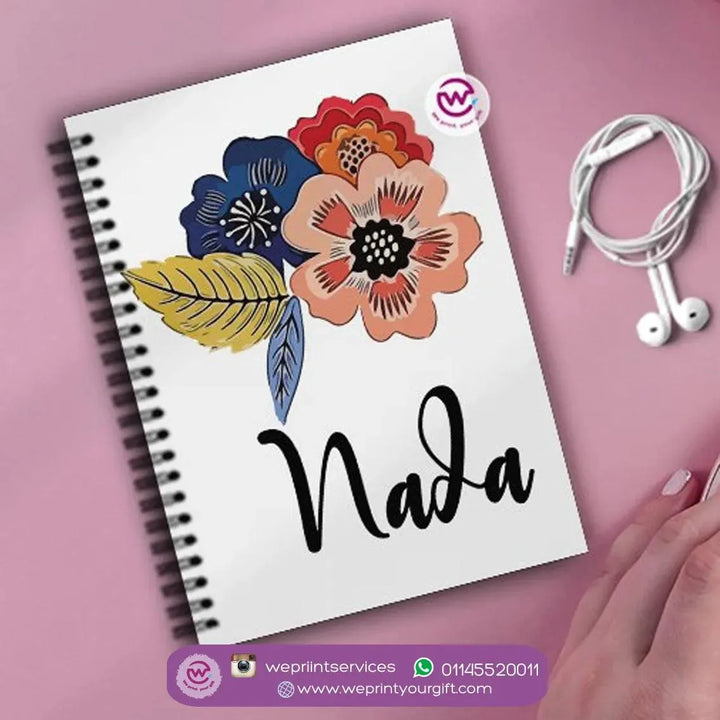 Notebook - A5 Size - Names - WE PRINT