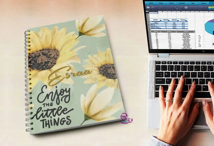 Notebook - A5 Size - Sunflower - WE PRINT