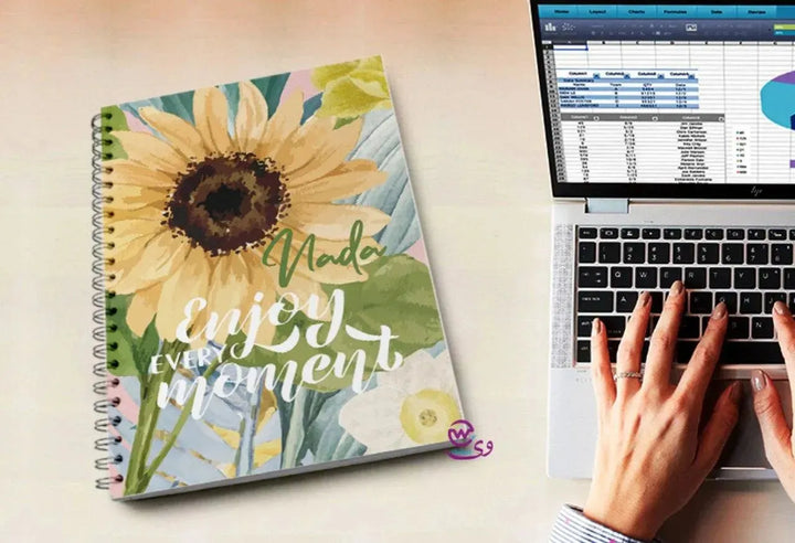 Notebook - A5 Size - Sunflower - WE PRINT