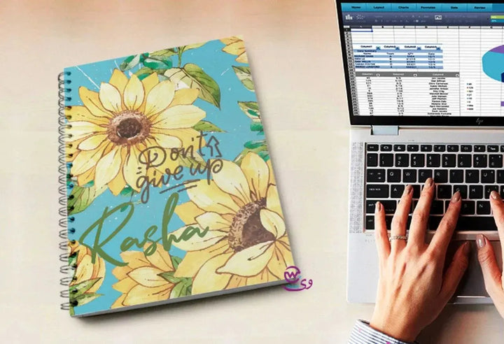 Notebook - A5 Size - Sunflower - WE PRINT