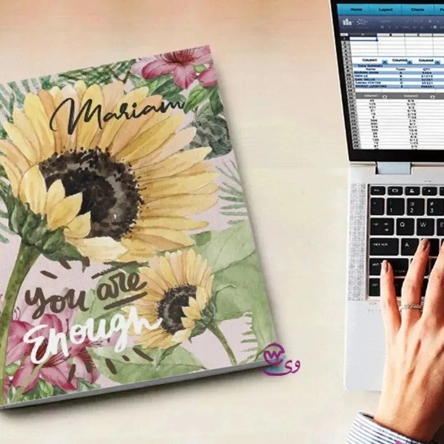 Notebook - A5 Size - Sunflower - WE PRINT