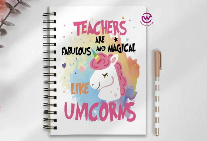 Notebook - A5 Size - Teachers - WE PRINT