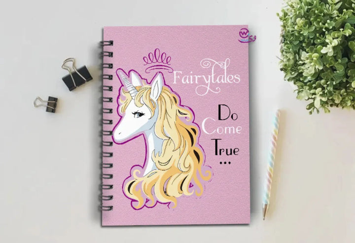 Notebook - A5 Size - Unicorn Designs - WE PRINT