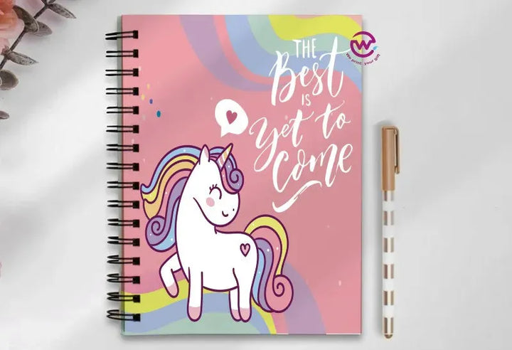 Notebook - A5 Size - Unicorn - WE PRINT