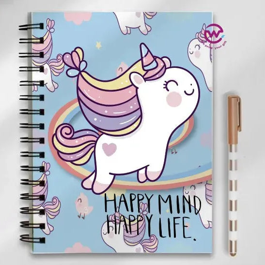 Notebook - A5 Size - Unicorn - WE PRINT