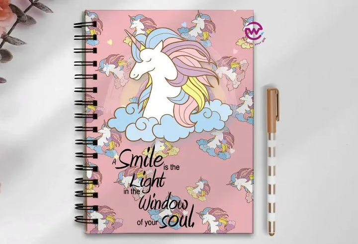 Notebook - A5 Size - Unicorn - WE PRINT