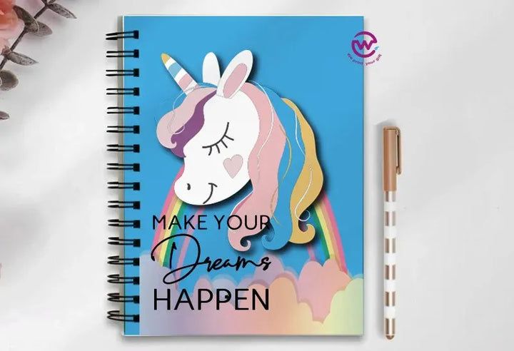 Notebook - A5 Size - Unicorn - WE PRINT