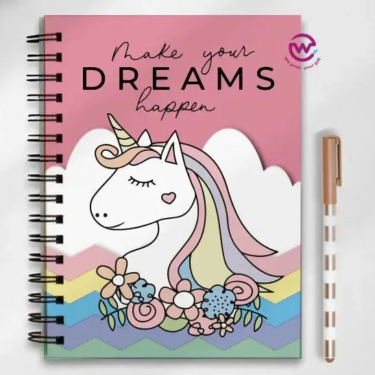Notebook - A5 Size - Unicorn - WE PRINT