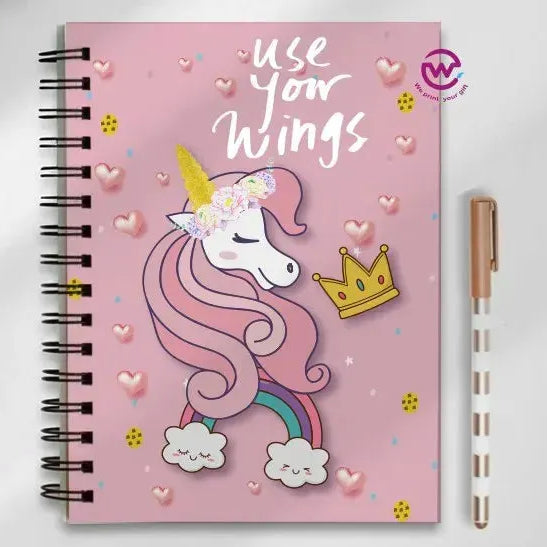 Notebook - A5 Size - Unicorn - WE PRINT
