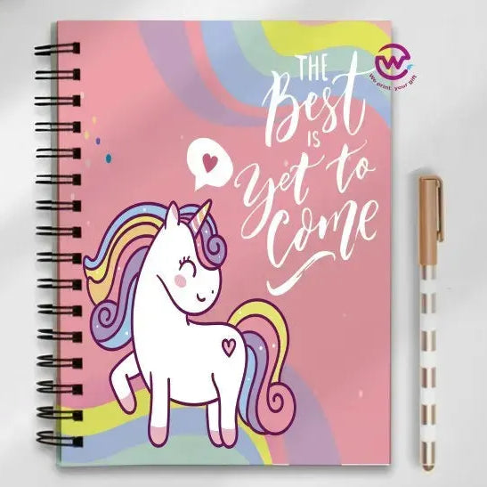 Notebook - A5 Size - Unicorn - WE PRINT