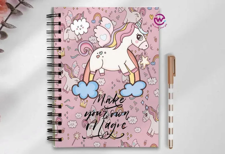 Notebook - A5 Size - Unicorn - WE PRINT