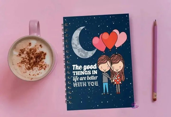 Notebook - A5 Size - Valentine's Day 1 - WE PRINT