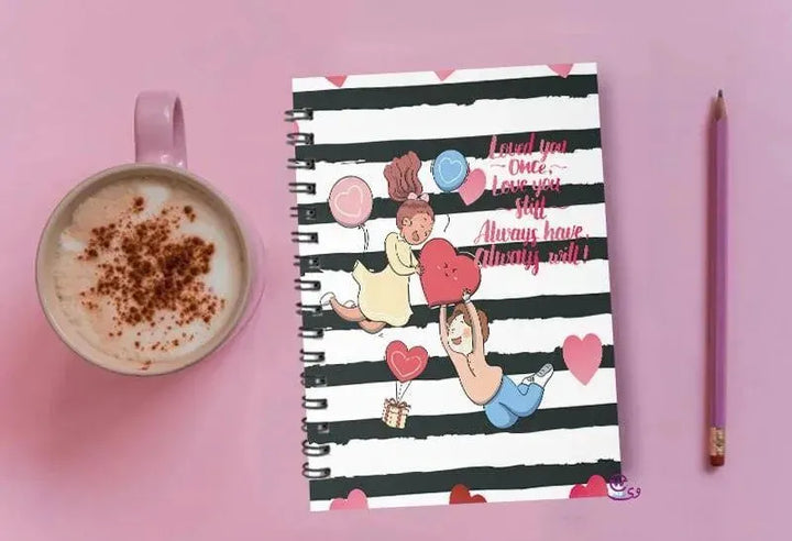 Notebook - A5 Size - Valentine's Day 1 - WE PRINT