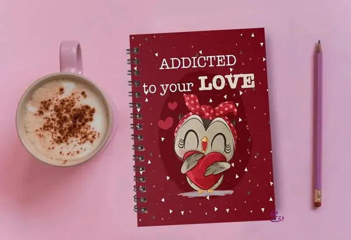 Notebook - A5 Size - Valentine's Day 1 - WE PRINT