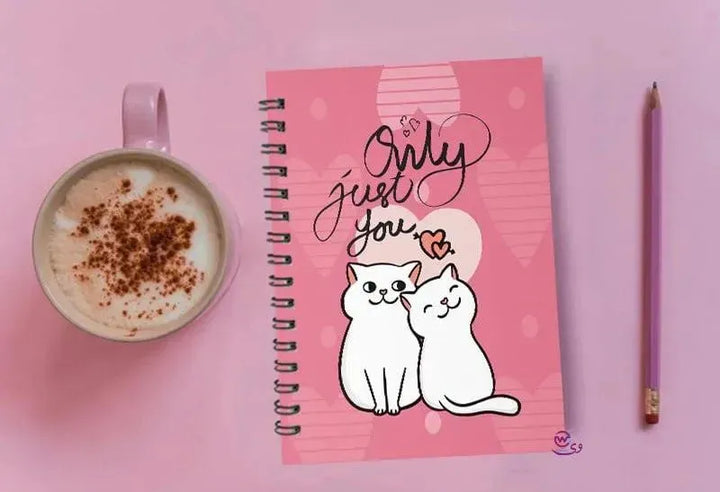 Notebook - A5 Size - Valentine's Day 1 - WE PRINT