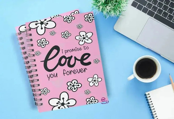 Notebook - A5 Size - Valentine's Day - WE PRINT