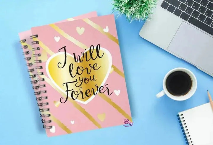 Notebook - A5 Size - Valentine's Day - WE PRINT