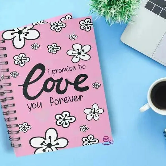 Notebook - A5 Size - Valentine's Day - WE PRINT