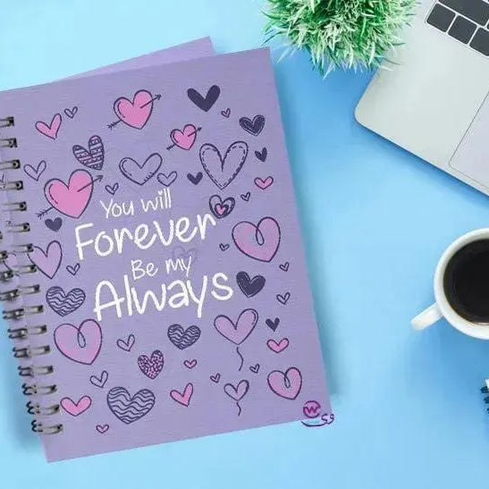 Notebook - A5 Size - Valentine's Day - WE PRINT