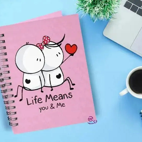 Notebook - A5 Size - Valentine's Day - WE PRINT