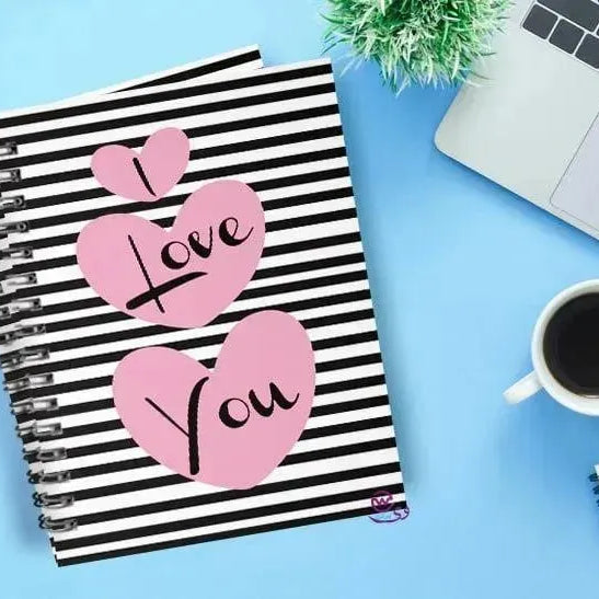 Notebook - A5 Size - Valentine's Day - WE PRINT