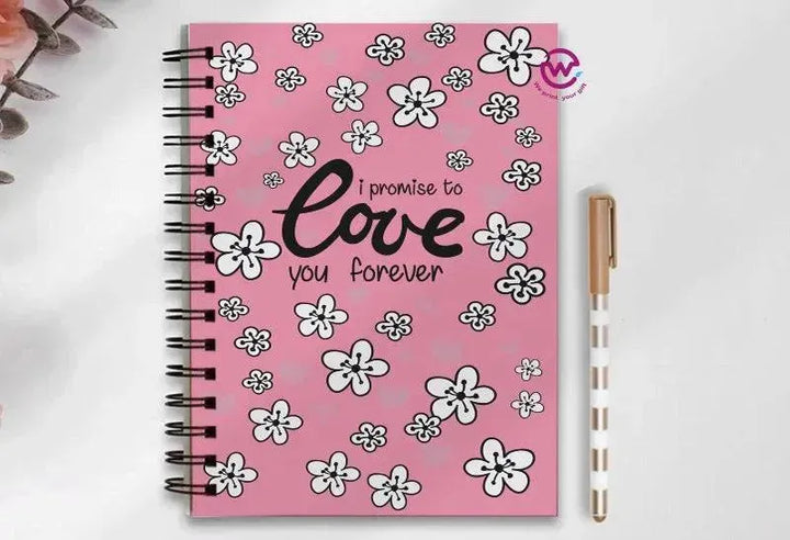 Notebook - A5 Size - Valentine's Day2 - WE PRINT