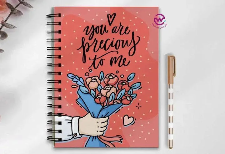 Notebook - A5 Size - Valentine's Day2 - WE PRINT