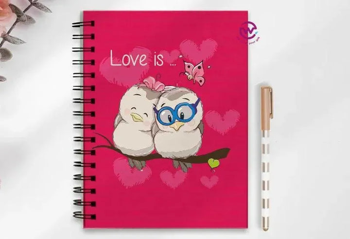 Notebook - A5 Size - Valentine's Day2 - WE PRINT