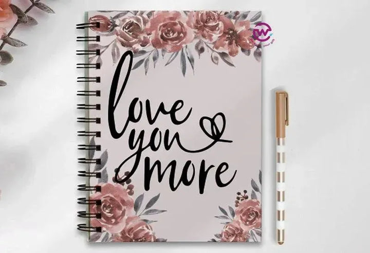 Notebook - A5 Size - Valentine's Day2 - WE PRINT