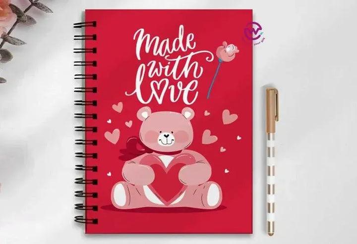 Notebook - A5 Size - Valentine's Day2 - WE PRINT