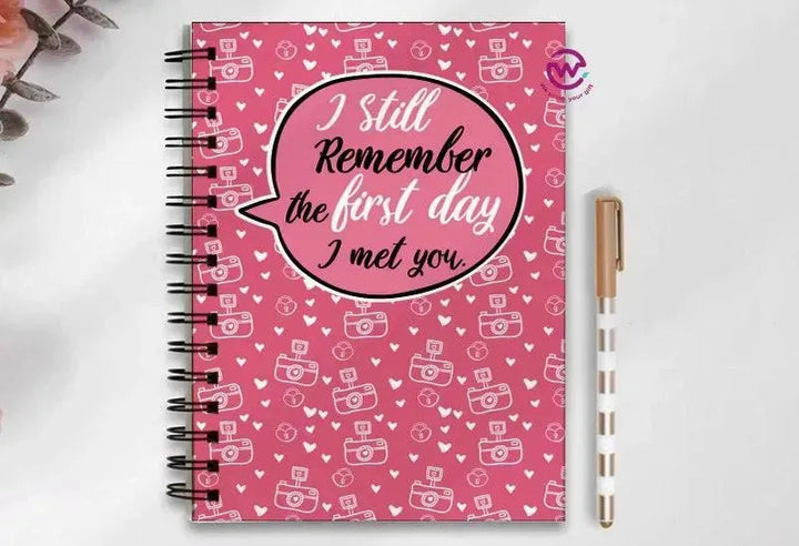 Notebook - A5 Size - Valentine's Day2 - WE PRINT