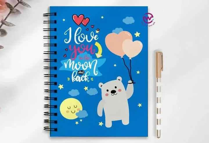 Notebook - A5 Size - Valentine's Day2 - WE PRINT