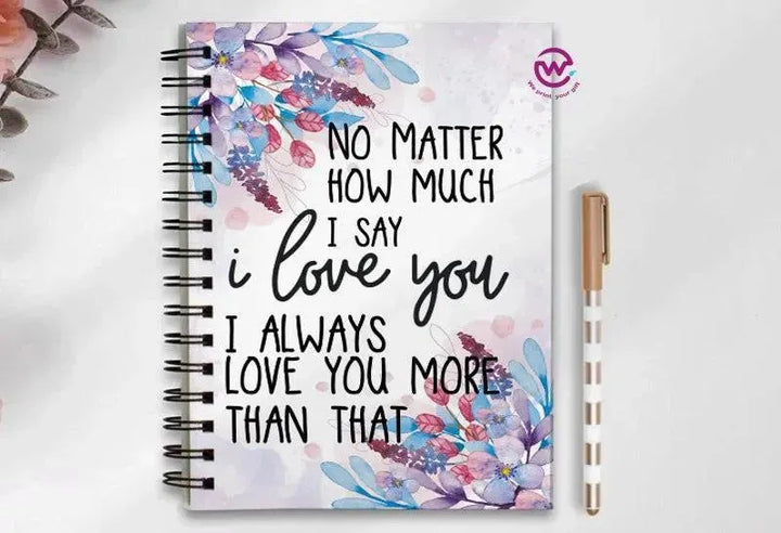 Notebook - A5 Size - Valentine's Day2 - WE PRINT