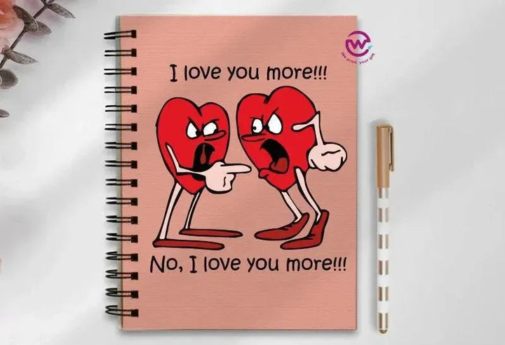 Notebook - A5 Size - Valentine's Day2 - WE PRINT