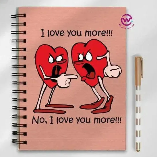 Notebook - A5 Size - Valentine's Day2 - WE PRINT