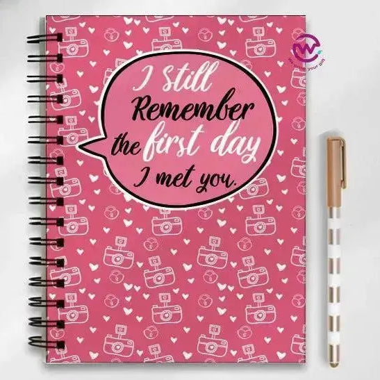 Notebook - A5 Size - Valentine's Day2 - WE PRINT