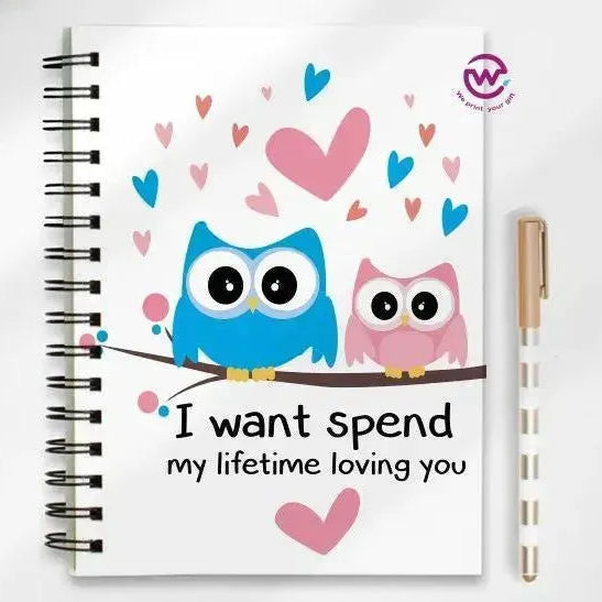 Notebook - A5 Size - Valentine's Day2 - WE PRINT