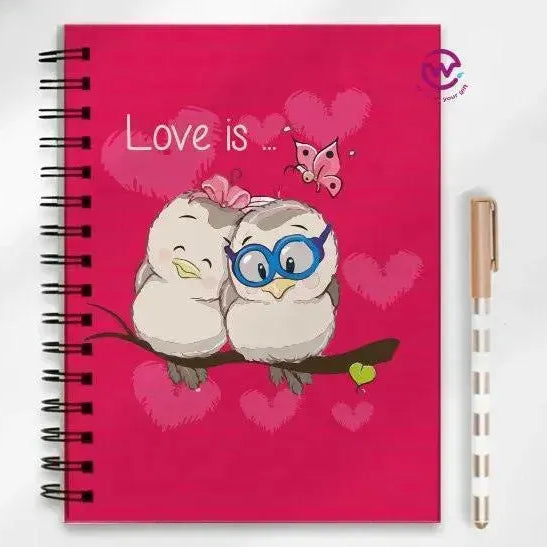 Notebook - A5 Size - Valentine's Day2 - WE PRINT