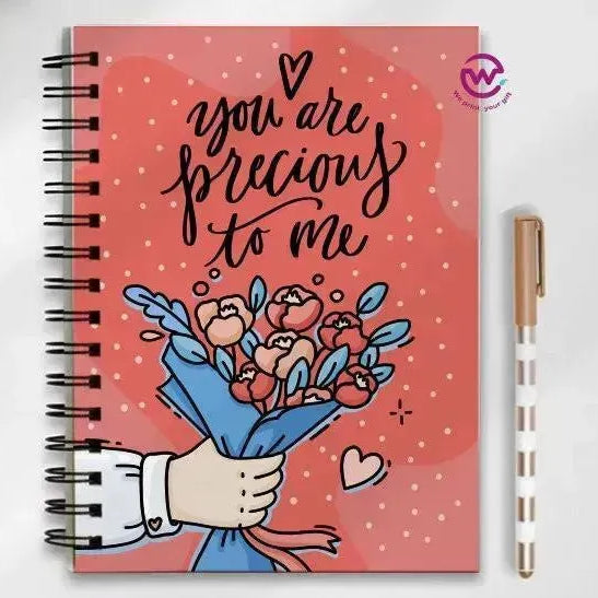 Notebook - A5 Size - Valentine's Day2 - WE PRINT