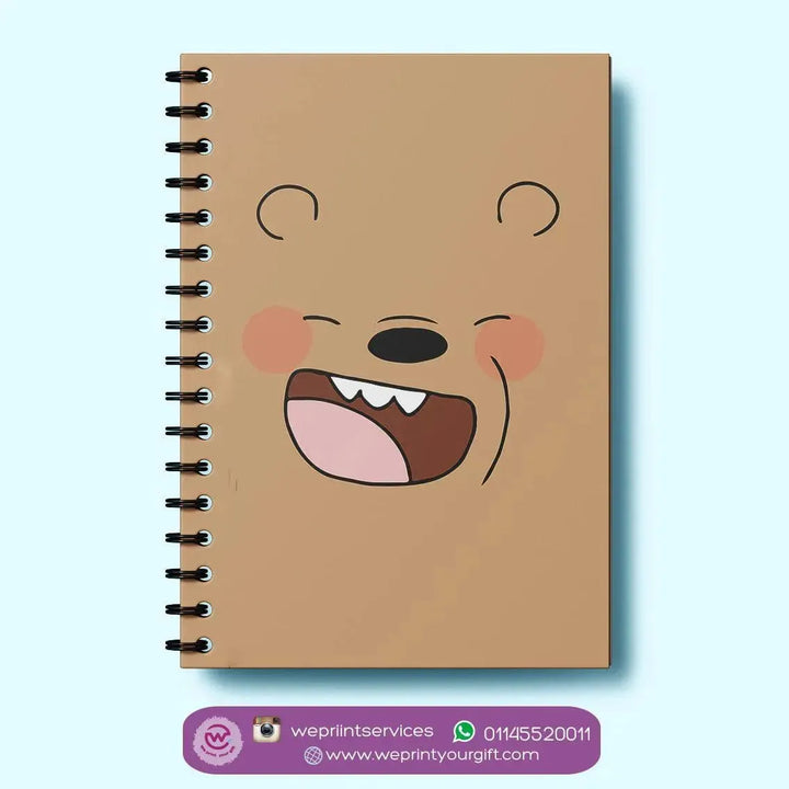 Notebook - A5 Size - We Bare Bears - WE PRINT