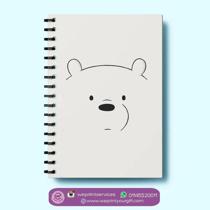 Notebook - A5 Size - We Bare Bears - WE PRINT